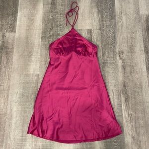 Magenta cocktail dress